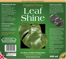 Load image into Gallery viewer, Organic Leaf Shine 400ml
