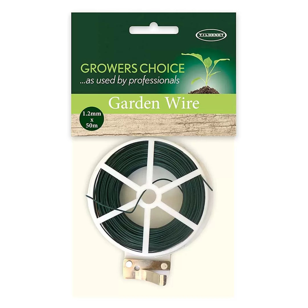 Garden Wire Green 1.2mm 50M With Cutter
