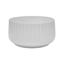 Load image into Gallery viewer, Hudson White Corrugated Bowl Planter H15cm D30cm

