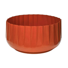 Load image into Gallery viewer, Hudson Orange Corrugated Bowl Planter H15cm D30cm
